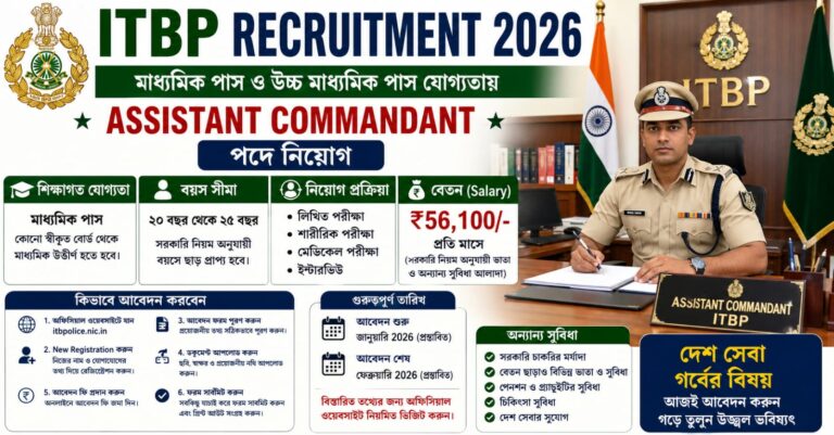 ITBP Recruitment 2026