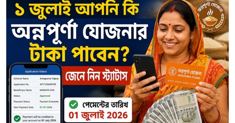 Will you receive Annapurna Yojana money on July 1?(১ জুলাই আপনি কি অন্নপূর্ণা যোজনার টাকা পাবেন?)