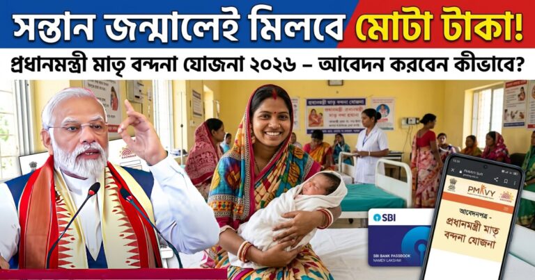 You will get a big sum of money in your hand as soon as your child is born! How to apply for Pradhan Mantri Matru Vandana Yojana?(সন্তান জন্মগ্রহণ করলেই মোটা টাকার অংক পাবেন হাতে! প্রধানমন্ত্রী মাতৃ বন্দনা যোজনায় কিভাবে আবেদন করবেন?)